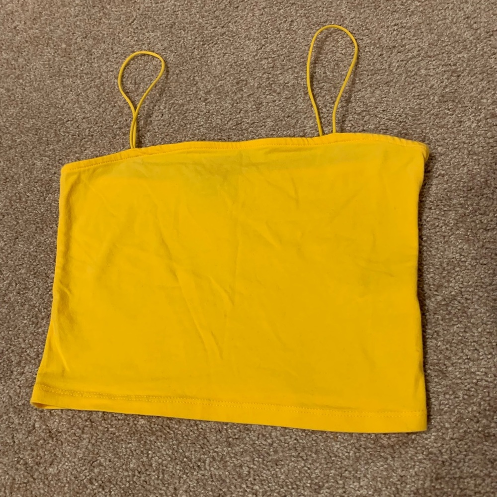 Bright Yellow Tank Top